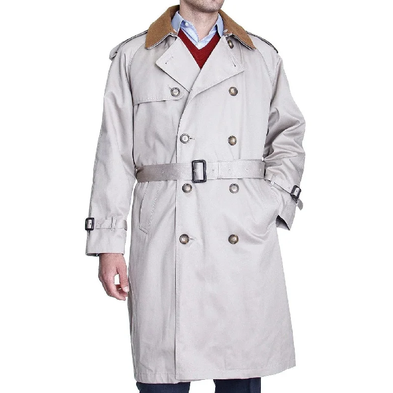 Ralph Lauren Double Breasted Cotton Belted Trench Coat Over Coat