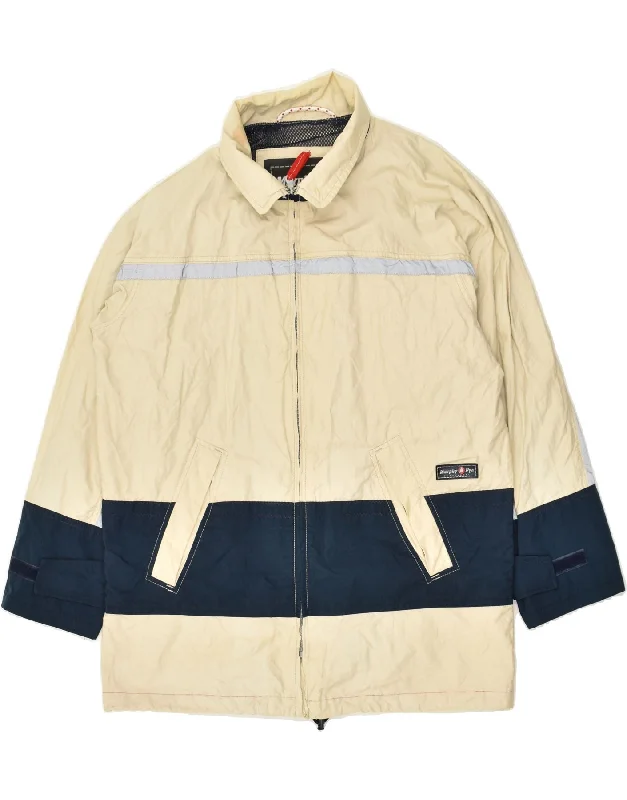 MURPHY & NYE Mens Windbreaker Jacket UK 38 Medium Beige Colourblock