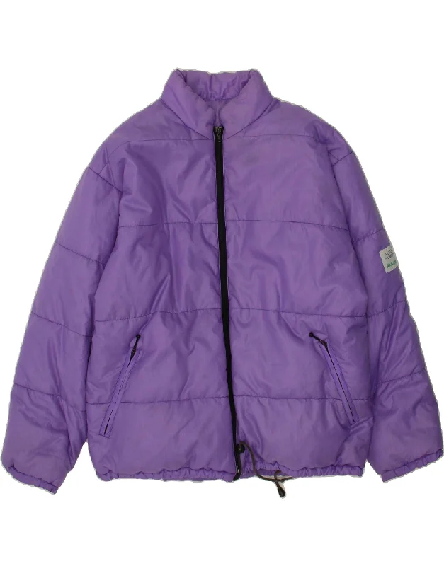 KAPPA Mens Padded Jacket UK 40 Large Purple Polyamide