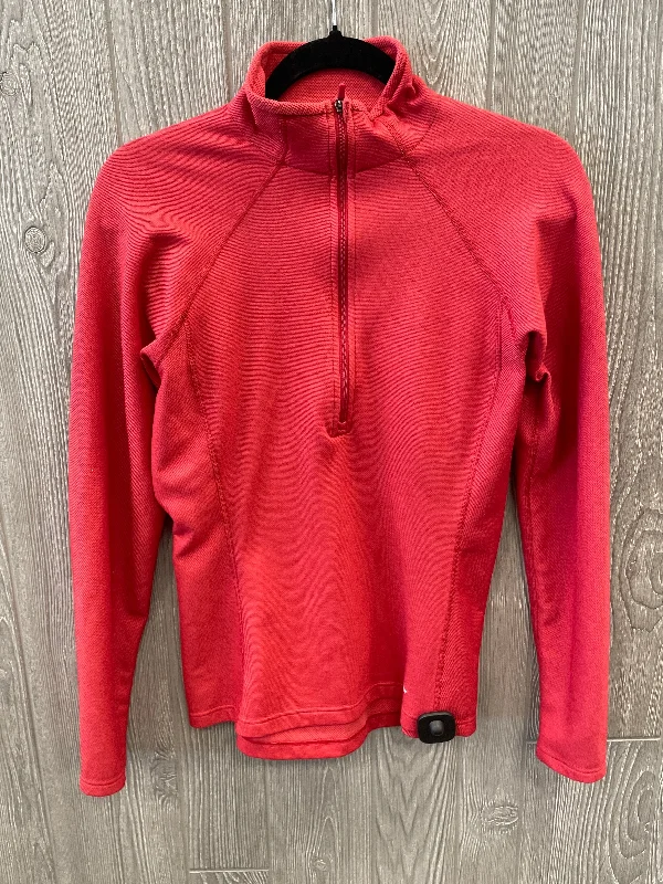 Athletic Top Long Sleeve Collar By Patagonia In Red, Size: M