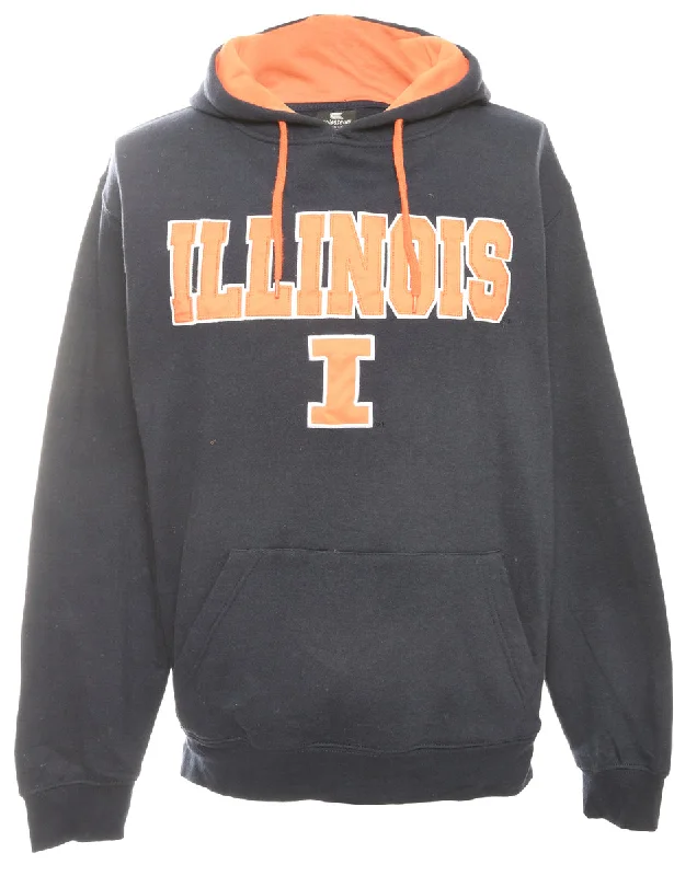 Illinois Printed Hoodie - L