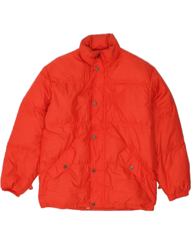 FILA Mens Padded Jacket IT 50 Large Red Polyester