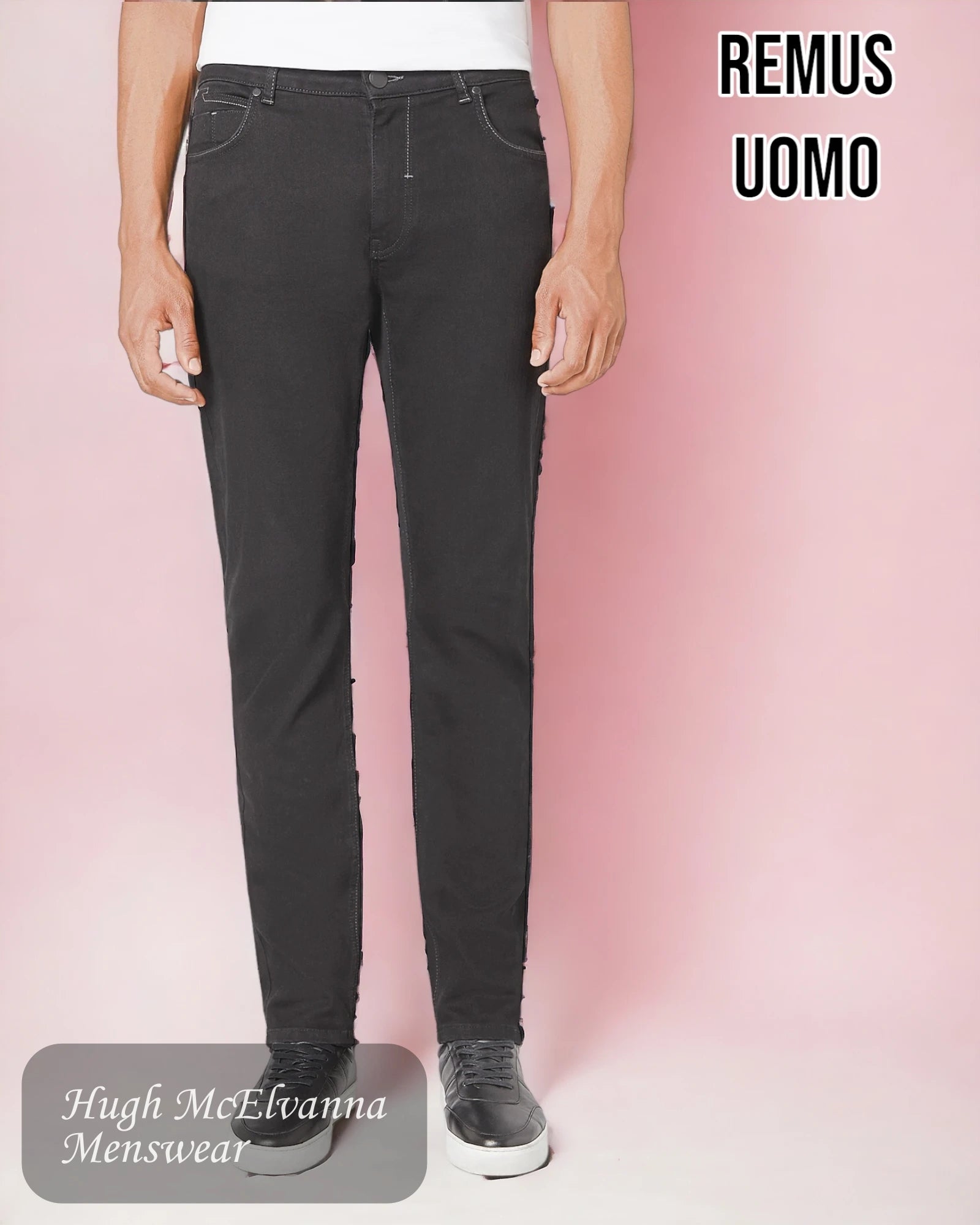 Remus Uomo SLIM FIT Black Jean - 60151/00