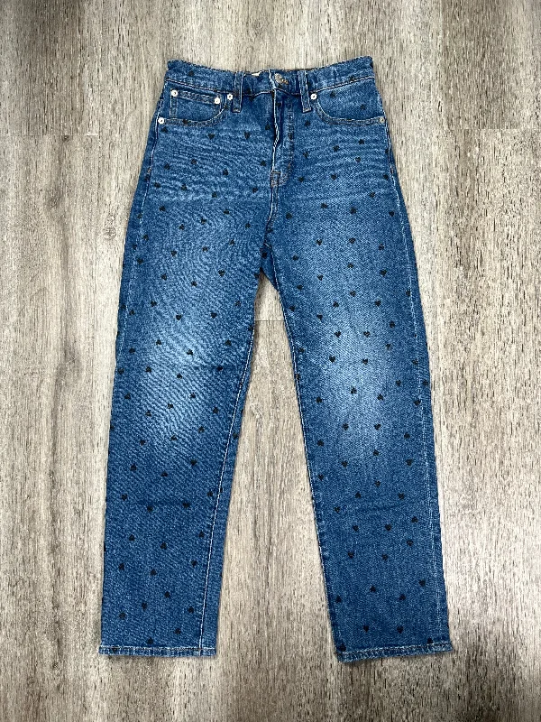 Blue Denim Jeans Straight Madewell, Size 0