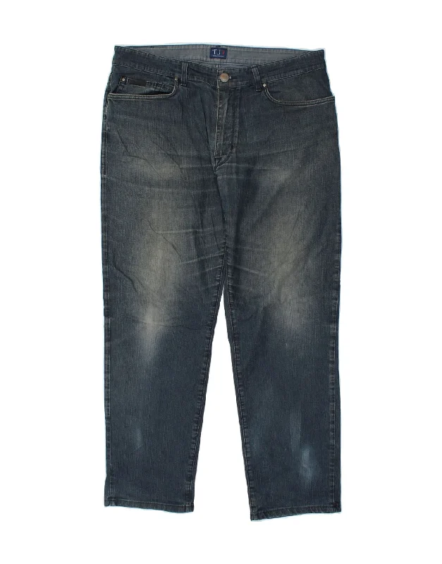 TRUSSARDI Mens Tapered Jeans  W38 L30 Blue