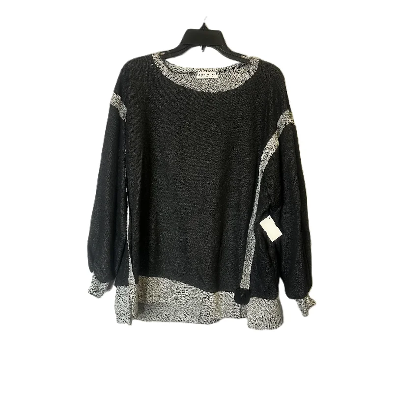 Top Long Sleeve By First Love In Grey, Size: S