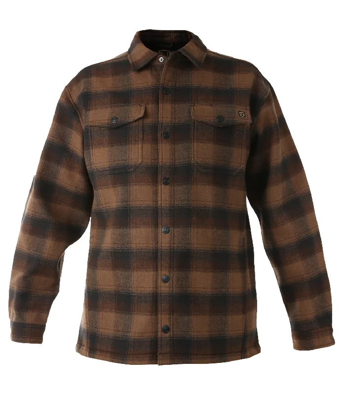 Men's Snap Front Shirt Jacket