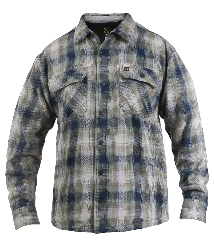 Men's Fleece Lined Flannel Shirt Jacket (Closeout)