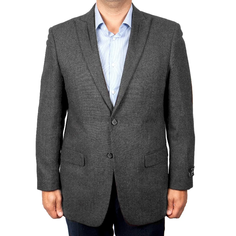 Mens Blazer Slim Fit Solid Sports Coat Blazer Jacket featuring Notch Lapel