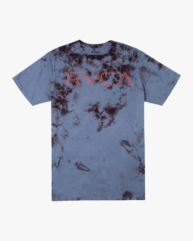 Radar Tie-Dye Tee - Blue/Black Tie Dye