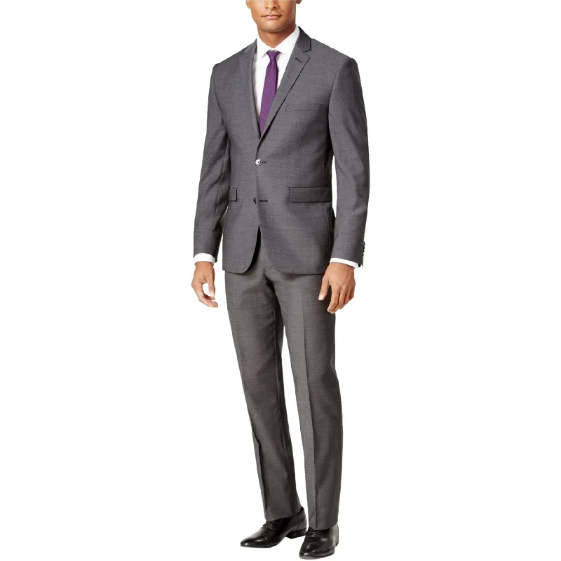 Vince Camuto Mens Slim Fit Wool Two Button Formal Suit