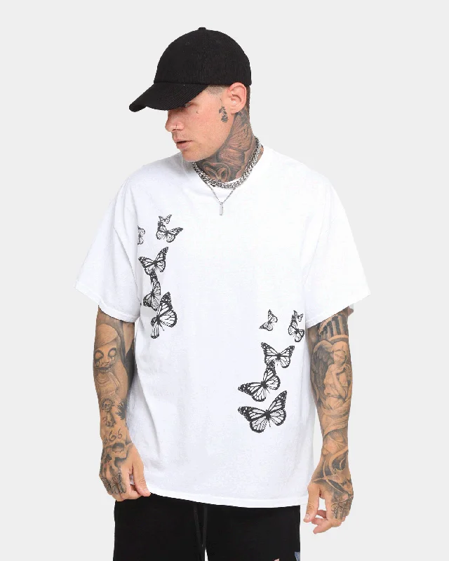 Goat Crew Butterfly UV Vintage T-Shirt White