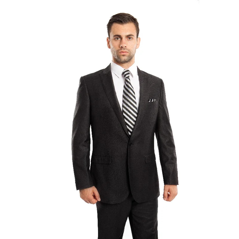 Men's Suit 2 Piece Peak Lapel Suit Set