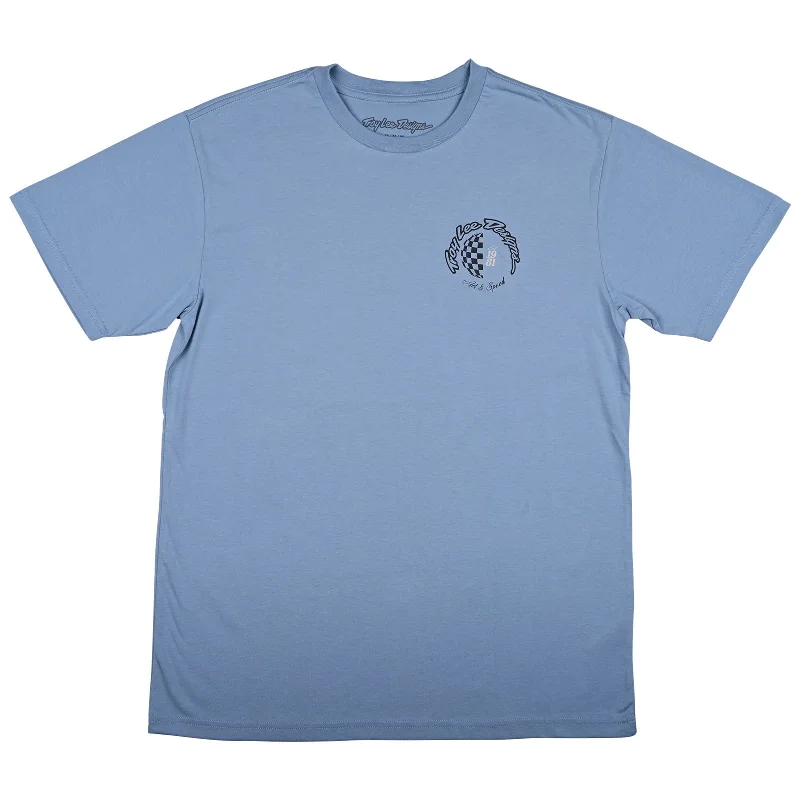 Short Sleeve Tee Worldwide Dusty Blue