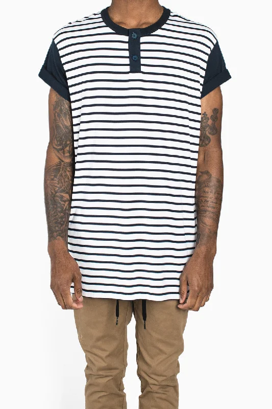 Henley Tee | Stripe