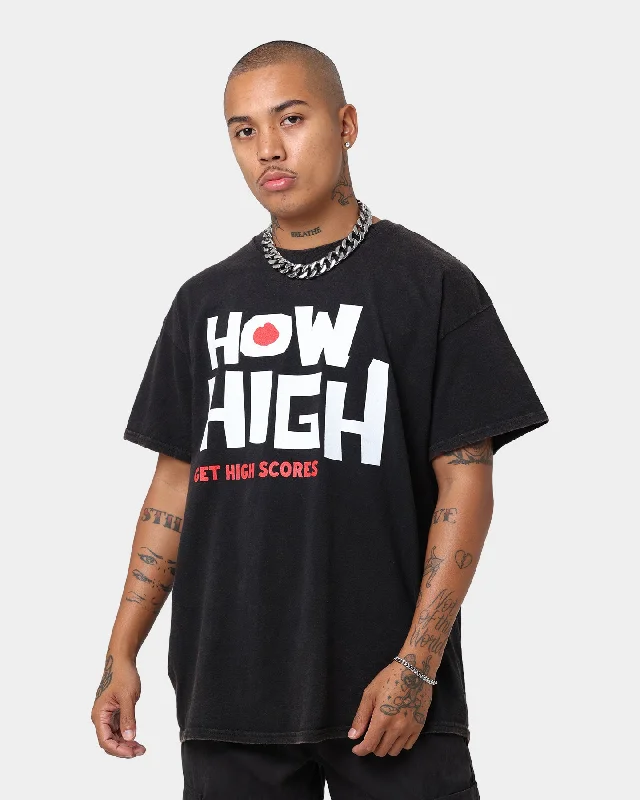 American Thrift X 420 How High Vintage T-Shirt Washed Black