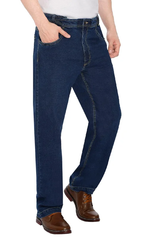 Mens Flex Waist Hidden Stretch Denim Jean