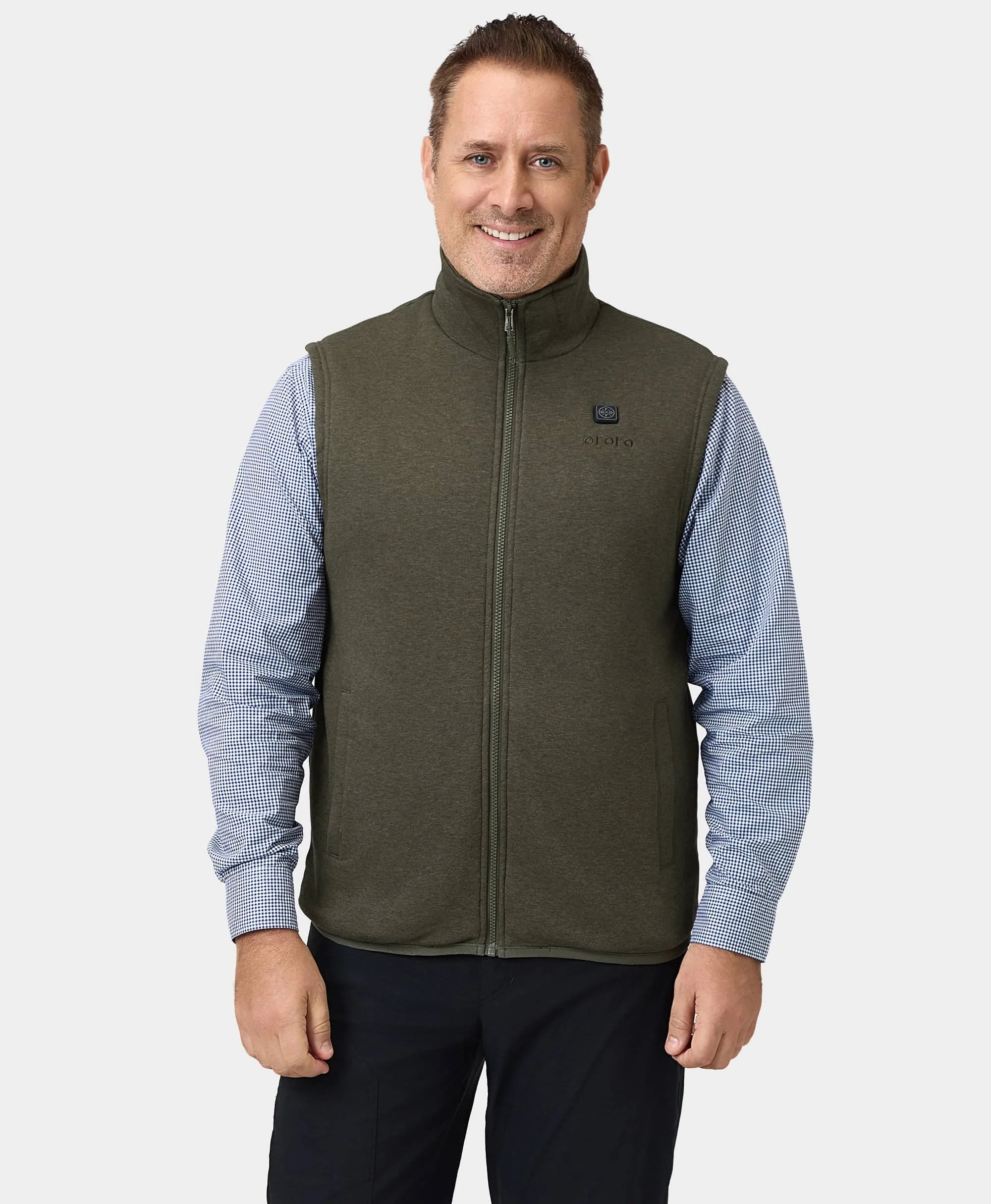 Men's Heated Fleece Vest - New Colors