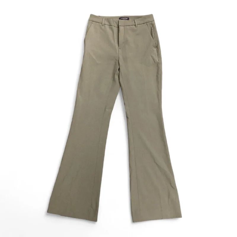 Pants Cropped By Banana Republic In Green, Size: 0