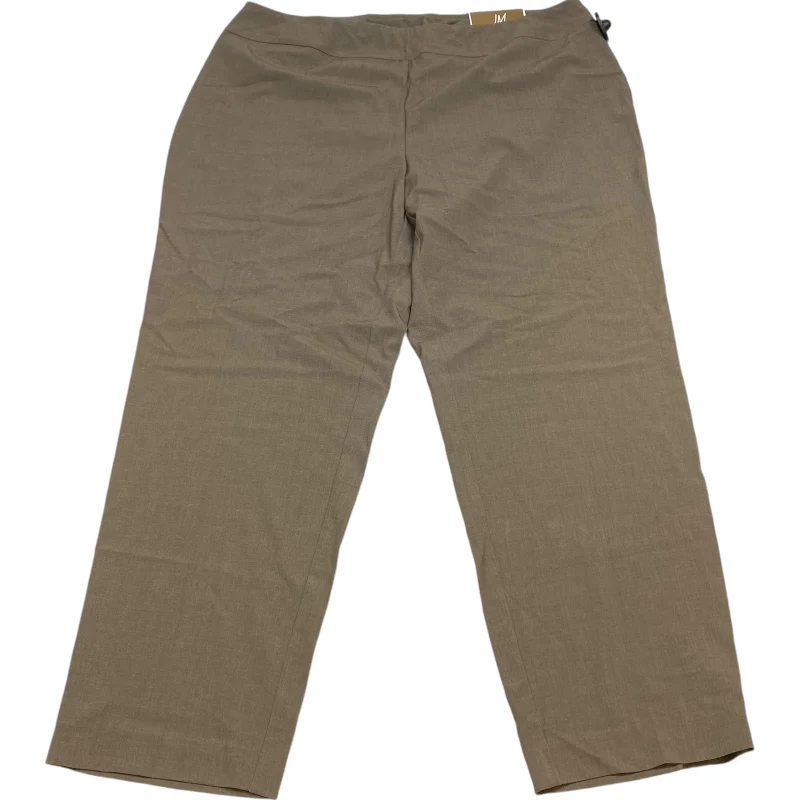 Pants Other By Jm Collections In Brown, Size: 16W