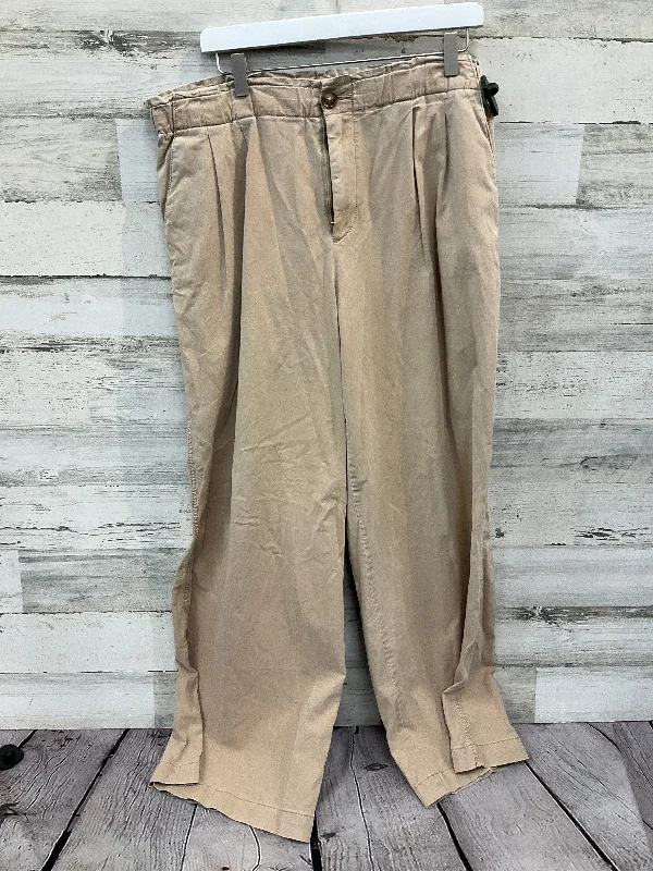 Pants Wide Leg By Loft In Beige, Size: 14