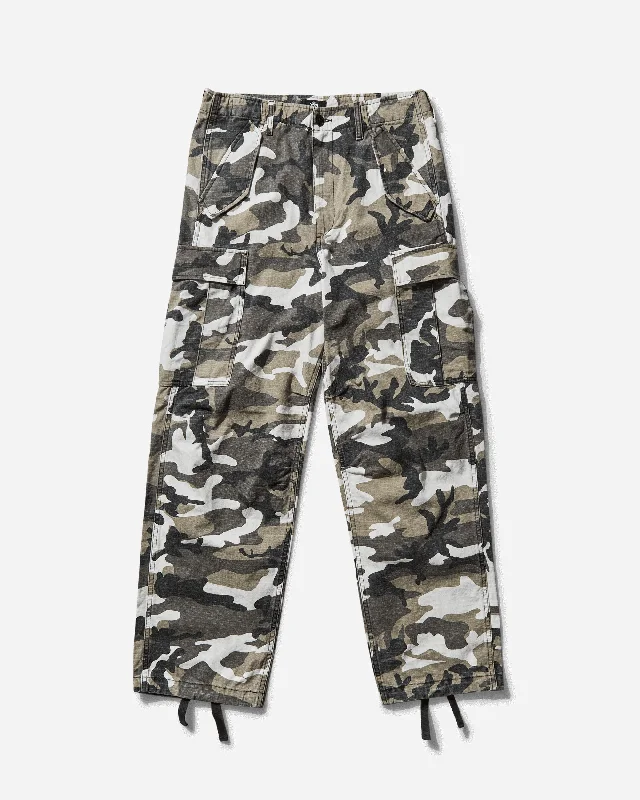 Men's Ripstop Cargo Pants Snow Camo