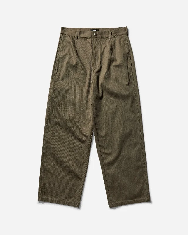 Men's Workgear Twill Trousers Surplus Green