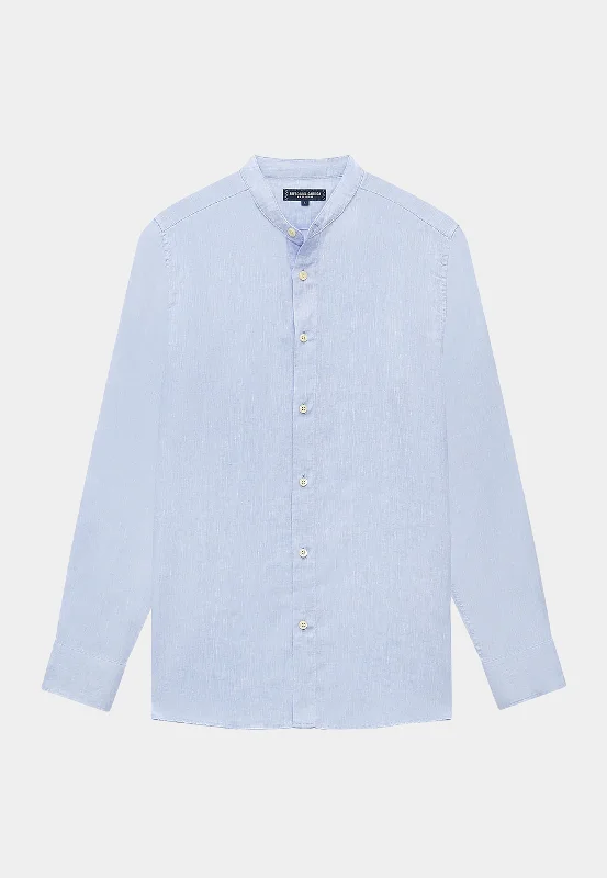 Frescobol Jorge Linen Shirt L/S Baby-Blue