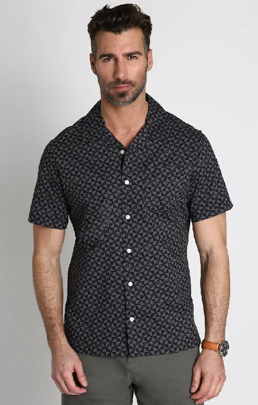 Short Sleeve Rayon Camp Shirt