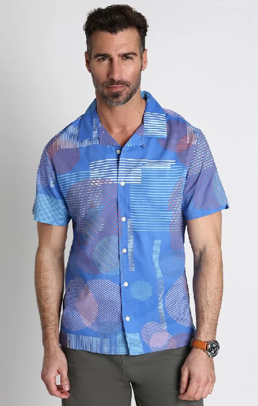 BLUE RETRO PRINT